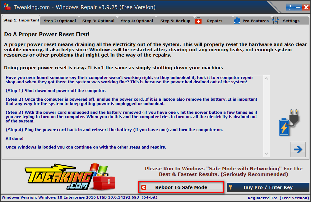 Sử dụng Windows Repair Tool để sửa lỗi trên Windows - Ảnh 2 Sử dụng Windows Repair Tool để sửa lỗi trên Windows - Ảnh 2
