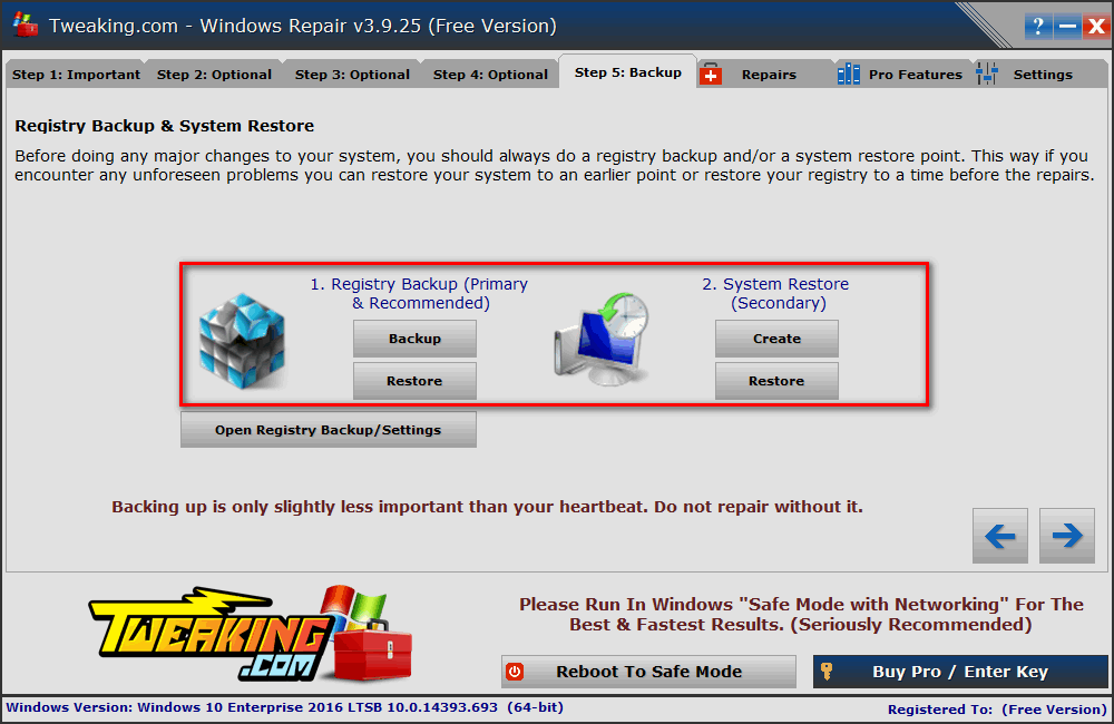 Sử dụng Windows Repair Tool để sửa lỗi trên Windows - Ảnh 7 Sử dụng Windows Repair Tool để sửa lỗi trên Windows - Ảnh 7