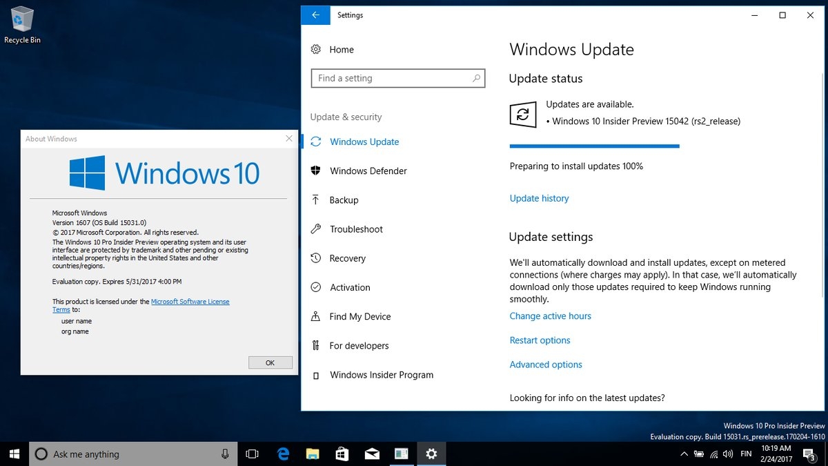Tải về và trải nghiệm Windows 10 Build 15042 - Ảnh 6 Tải về và trải nghiệm Windows 10 Build 15042 - Ảnh 6