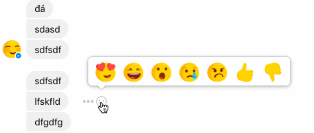 Facebook thử nghiệm thêm reaction với từng tin nhắn - Ảnh 2