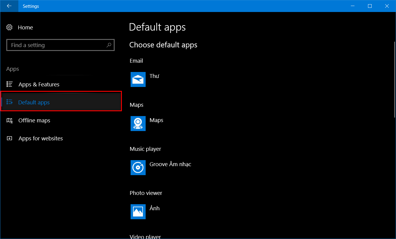 Hướng dẫn thay đổi ứng dụng mặc định trên Windows 10 - Ảnh 3