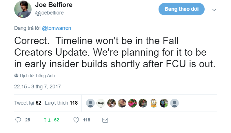 Hoãn tính năng quan trọng trong Windows 10 FCU - Ảnh 3