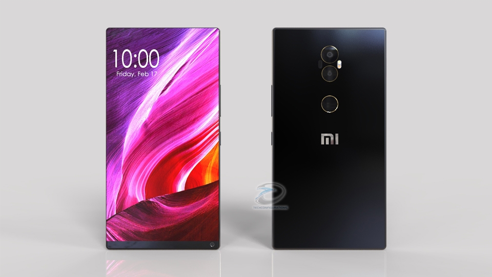Top 5 smartphone màn hình cong hoặc không viền 2017