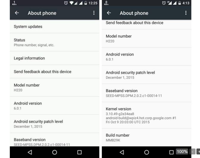 Nâng cấp Android 6.0.1