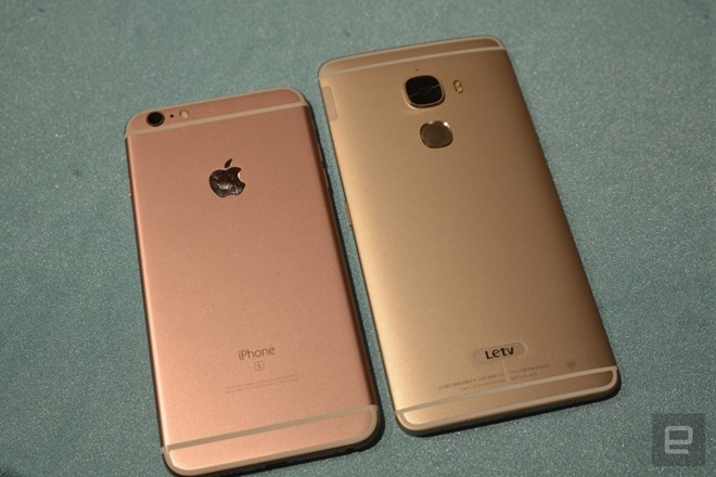 Letv có thiết kế tương đối giống iPhone 6s