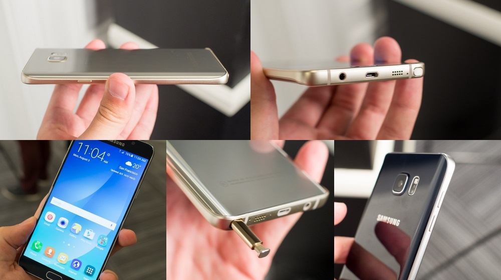 Galaxy Note 5 vàng bạch kim