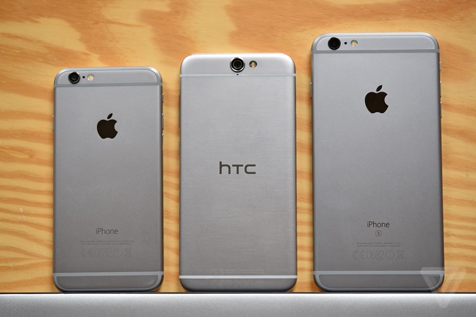 HTC One A9 sao chép gần như hoàn toàn iPhone 6