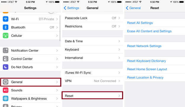 reset iphone của bạn một cách đơn giản