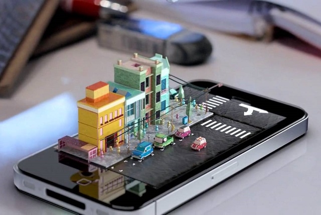 Ý tưởng về một chiếc iPhone màn hình 3D đã có từ khá lâu trước đây