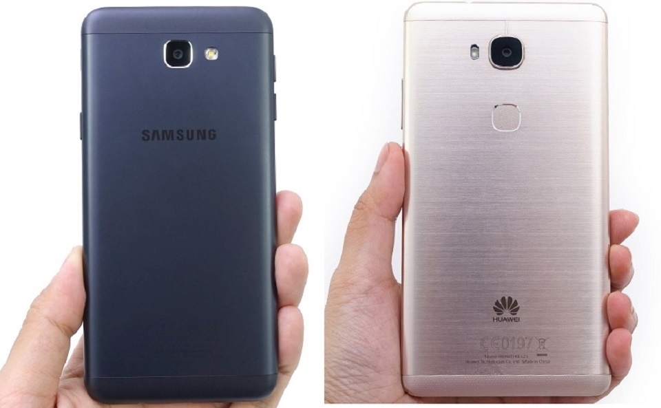 Samsung Galaxy J5 Prime và Huawei GR5