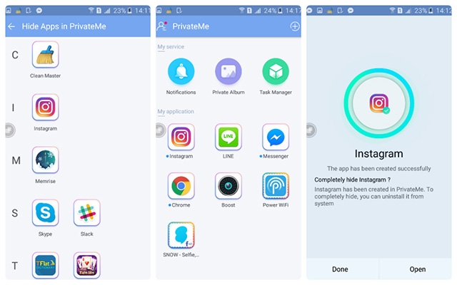 Ẩn ứng dụng và hình ảnh cho Android Ẩn ứng dụng và hình ảnh cho Android