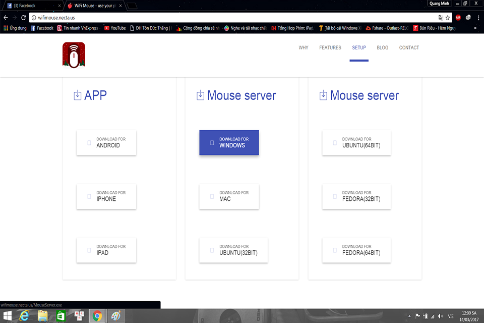 Wifi Mouse - công cụ hữu ích giúp điều khiển máy tính Wifi Mouse - công cụ hữu ích giúp điều khiển máy tính