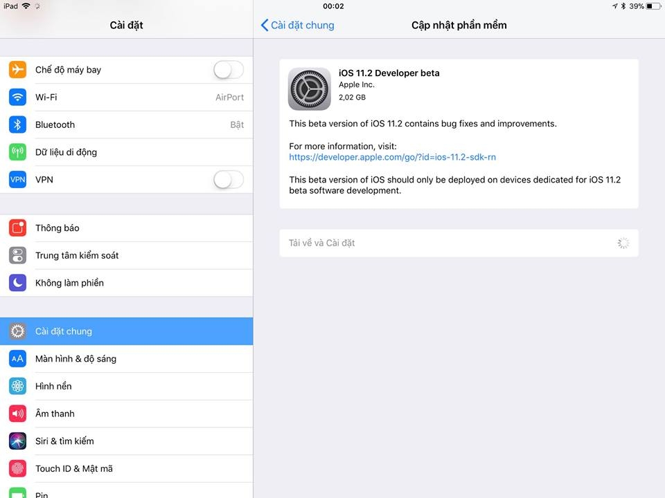 iOS 11.2 beta 1 iOS 11.2 beta 1