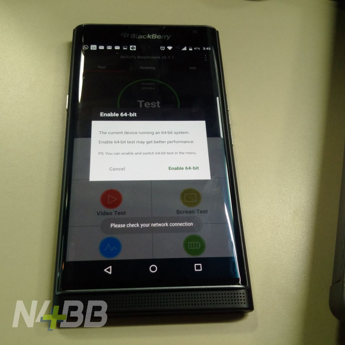 Rò rỉ cấu hình blackBerry Priv