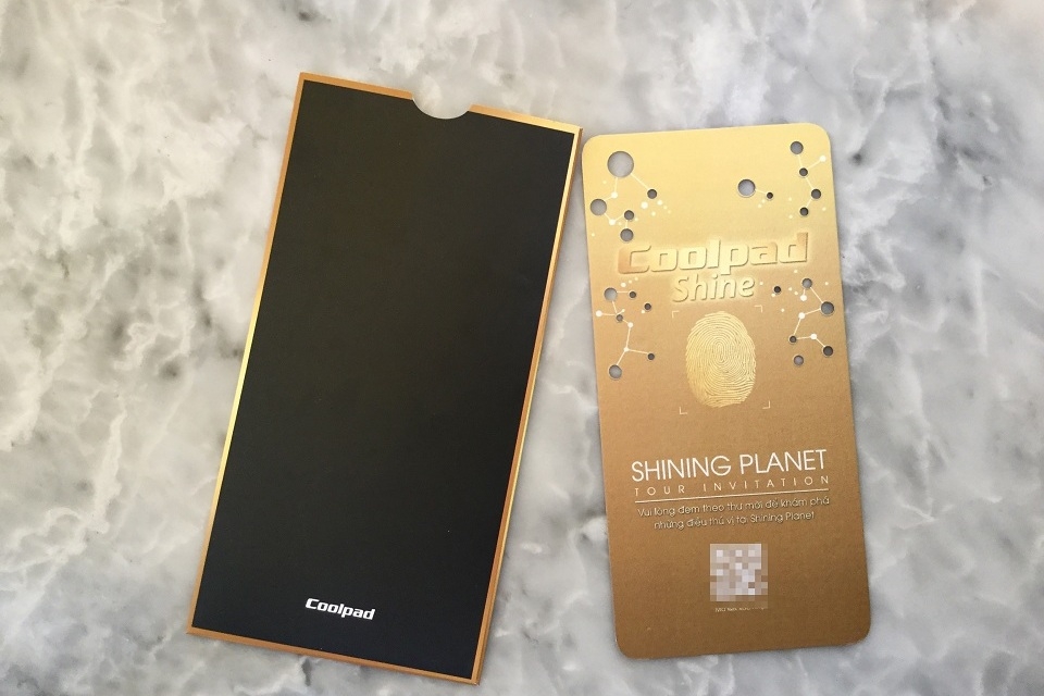 Coolpad gửi thiệp mời ra mắt sản phẩm mới ngày 20/10 – Smartphone cao cấp có cảm biến vân tay
