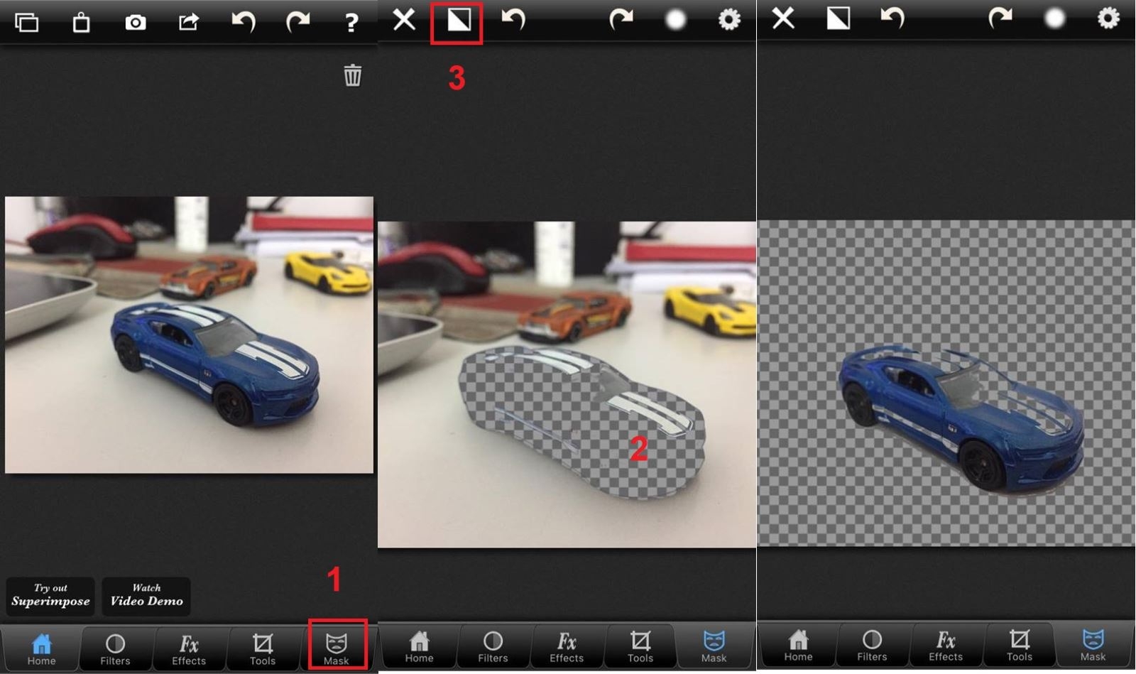 Bước 4: Chọn màu của chủ thể để thay đổi Bước 4: Chọn màu của chủ thể để thay đổi