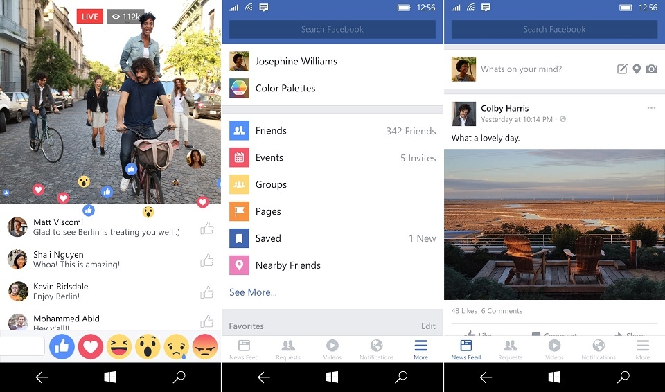 Facebook Windows Phone Facebook Windows Phone