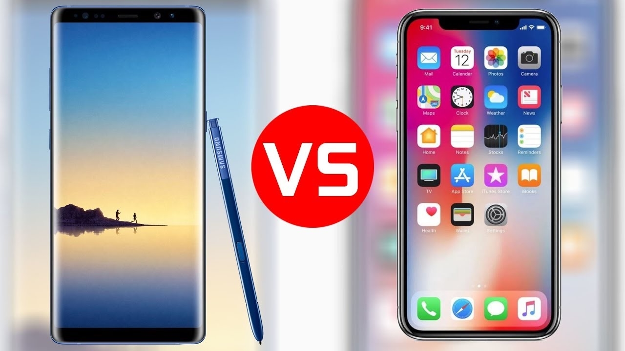 iPhone X vs Note 8