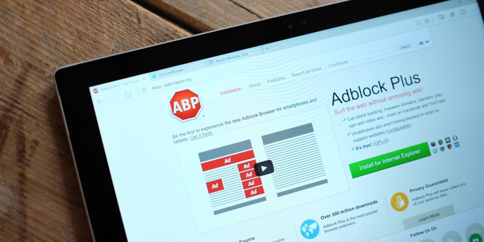 Adblock Plus giả mạo Adblock Plus giả mạo
