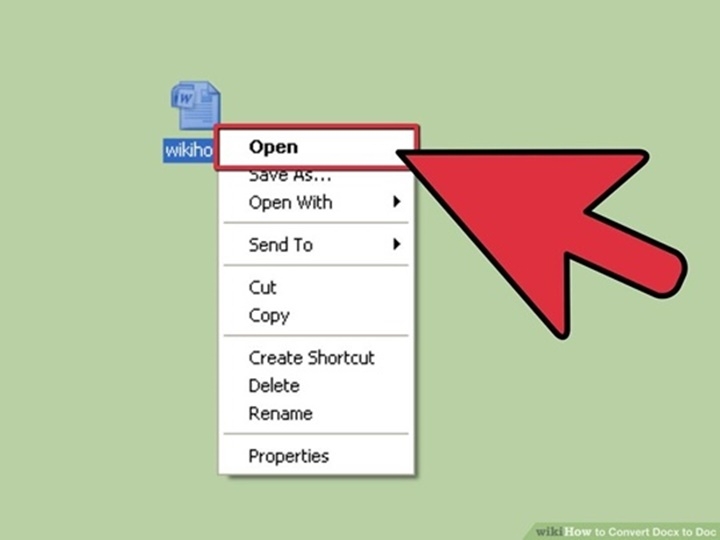 Mở file docx Mở file docx