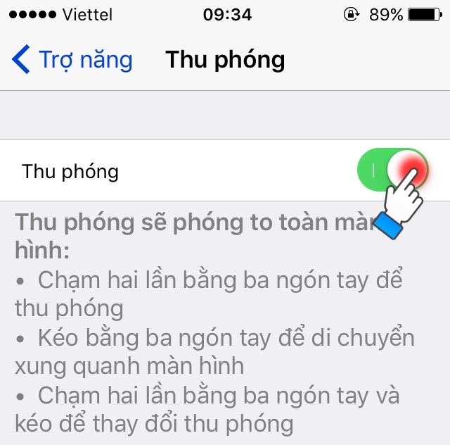 giảm độ sáng màn hình iPhone