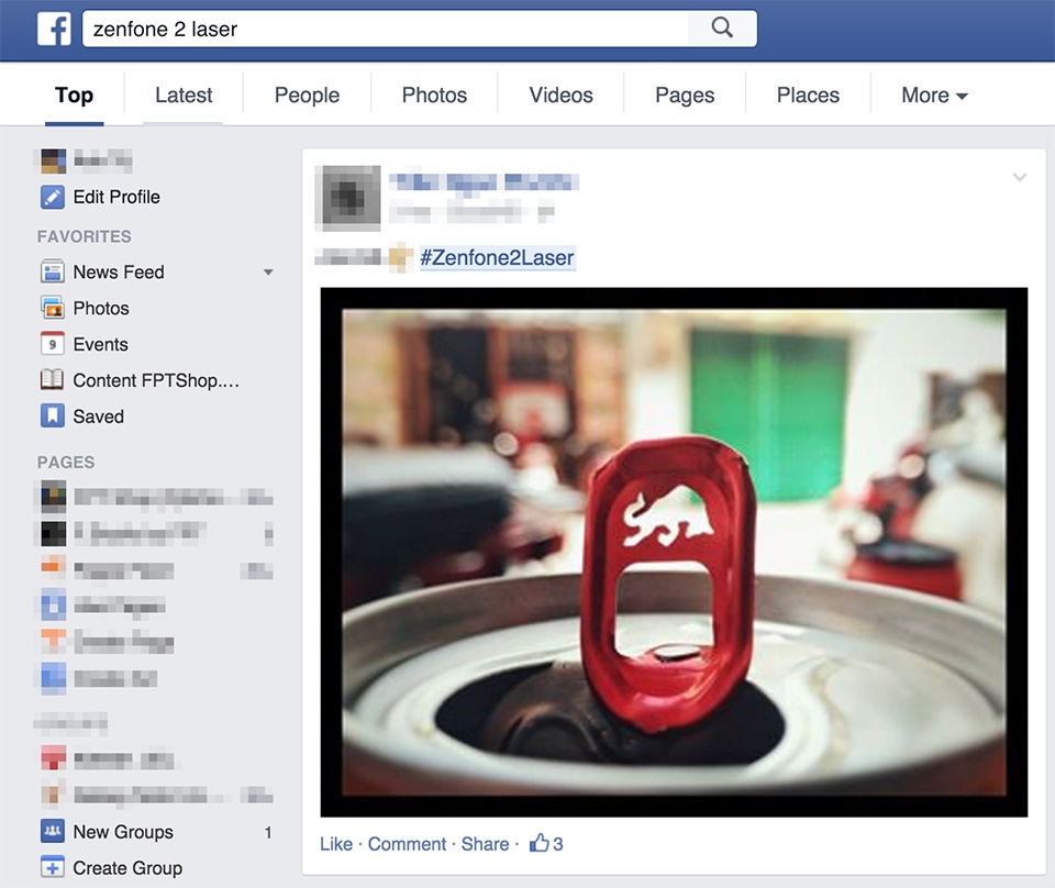 tìm kiếm facebook