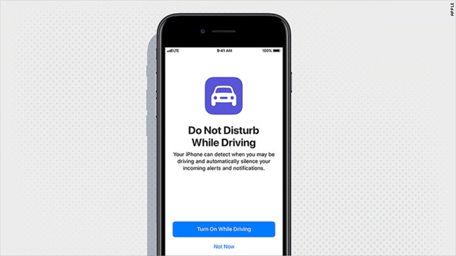 Tính năng mới trên iOS 11, lái xe không nhận tin nhắn Tính năng mới trên iOS 11, lái xe không nhận tin nhắn