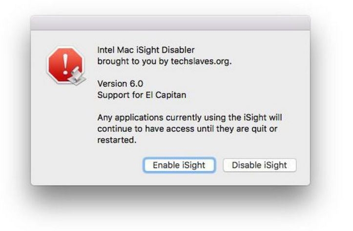 iSight Disabler