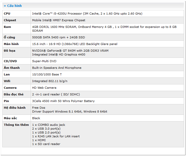 Asus Vivobook K551