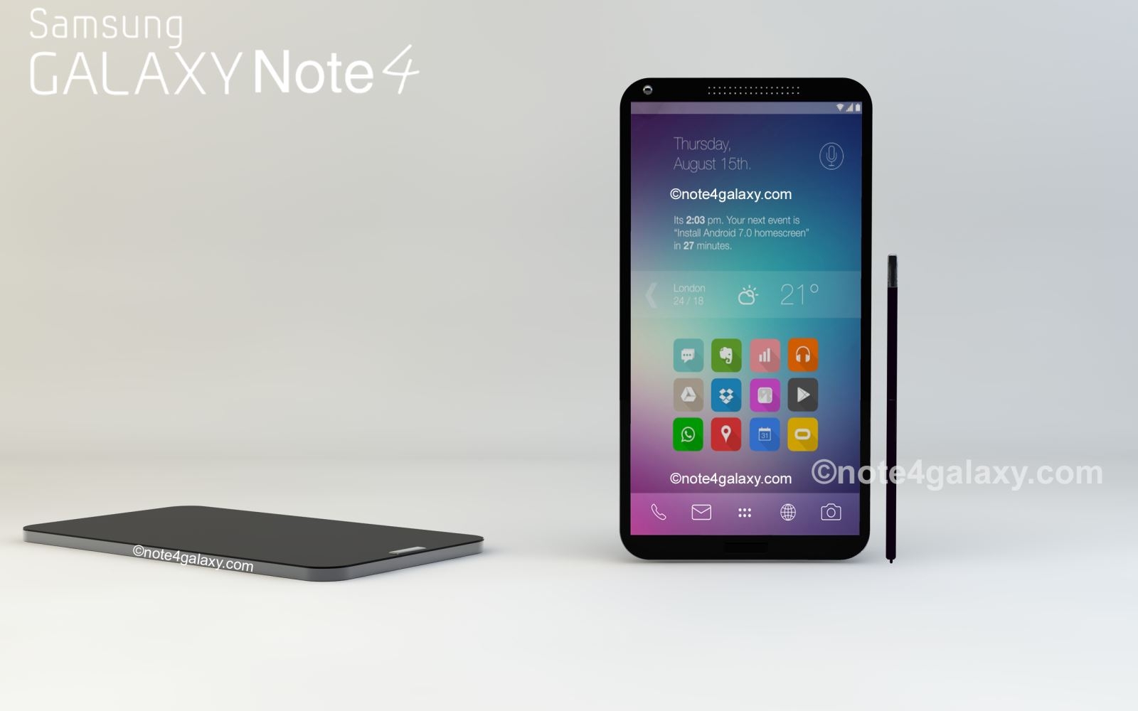 Samsung Galaxy Note 4 Concept