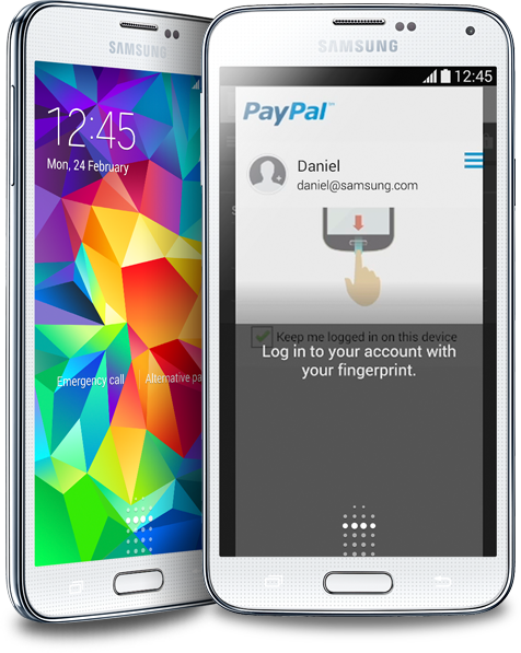 Cảm biến vân tay galaxy s5