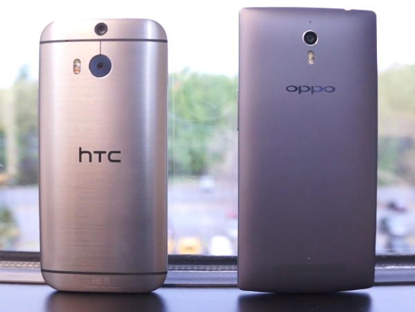 HTC One M8 với Oppo Find 7A
