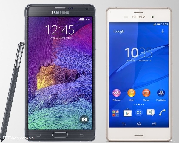 Xperia Z3 và Galaxy Note 4