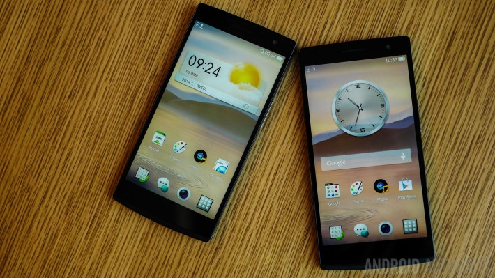 Màn hình của hai dòng máy Oppo find 7 và find 7a này có gì khác biệt