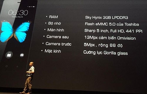 Các thông số kỹ thuật bphone