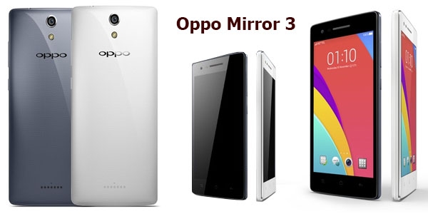 OPPO Mirror 3 có màn hình 4,7-inch độ phân giải 720p