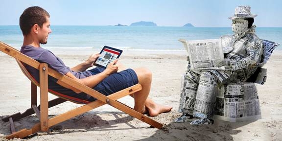 Đọc truyện tranh hay tạp chí với iPad