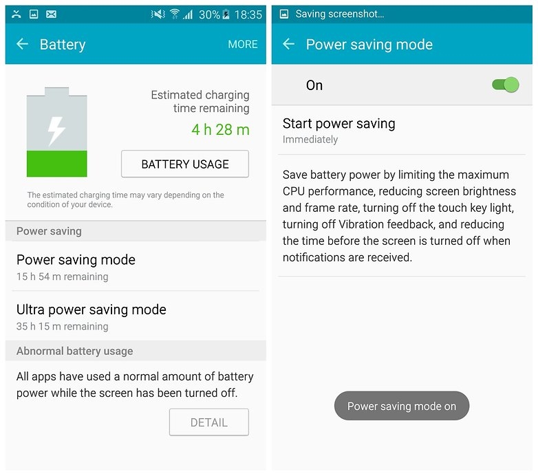 Tiết kiệm dung lượng pin trên Galaxy S6 Edge