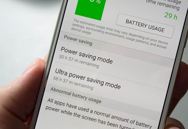 Sử dụng chế độ tiết kiệm pin  trên Galaxy S6