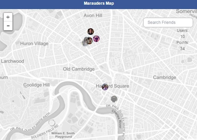 Cách sử dụng ứng dụng Marauder’s Map