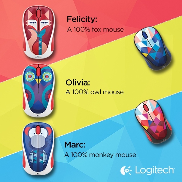 Chuột quang không dây Logitech Play Collection 2015