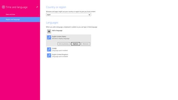 ấn vào mục Set as primary