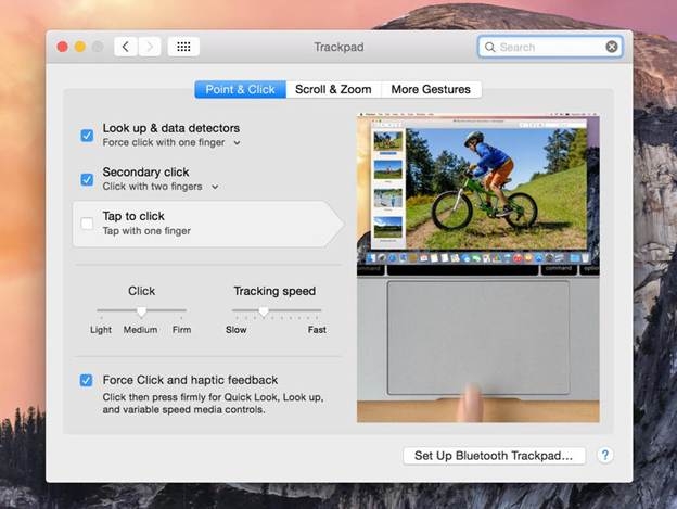 thiết lập tốc độ bấm