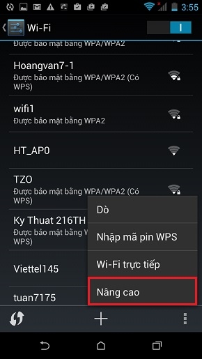 Bật tính năng tối ưu hóa Wi-Fi kém