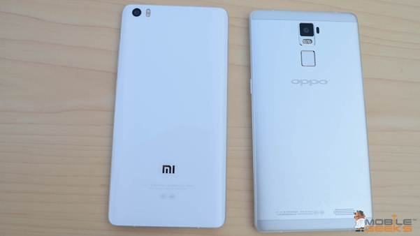 Thiết kế Oppo R7 Plus và Xiaomi Mi Note
