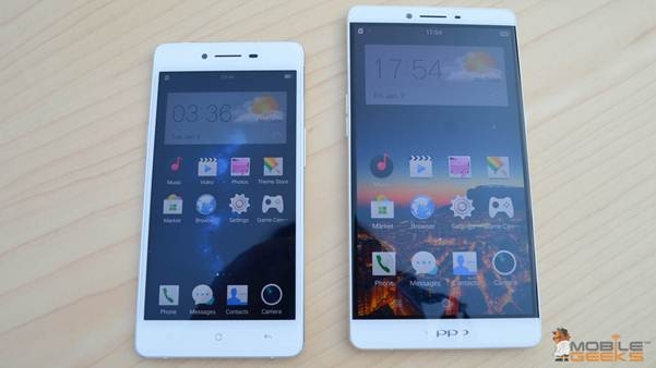 Màn hình của Oppo R7 và Oppo R7 Plus
