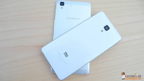 Oppo R7 và Xiaomi Mi4