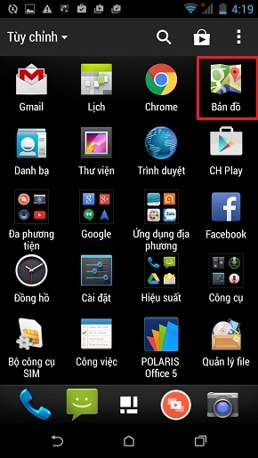 Chia sẻ vị trí hiện tại của bạn với người khác qua Bản đồ