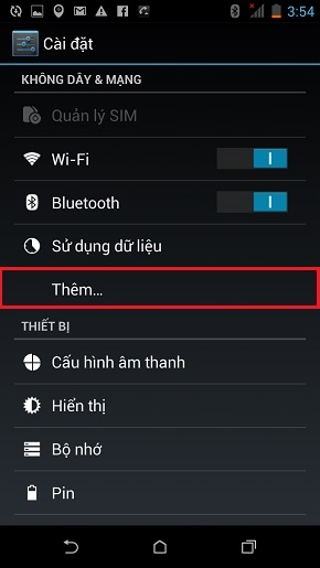 Phát Wi-Fi qua kết nối Bluetooth