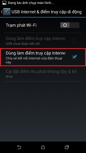 Phát Wi-Fi qua kết nối Bluetooth